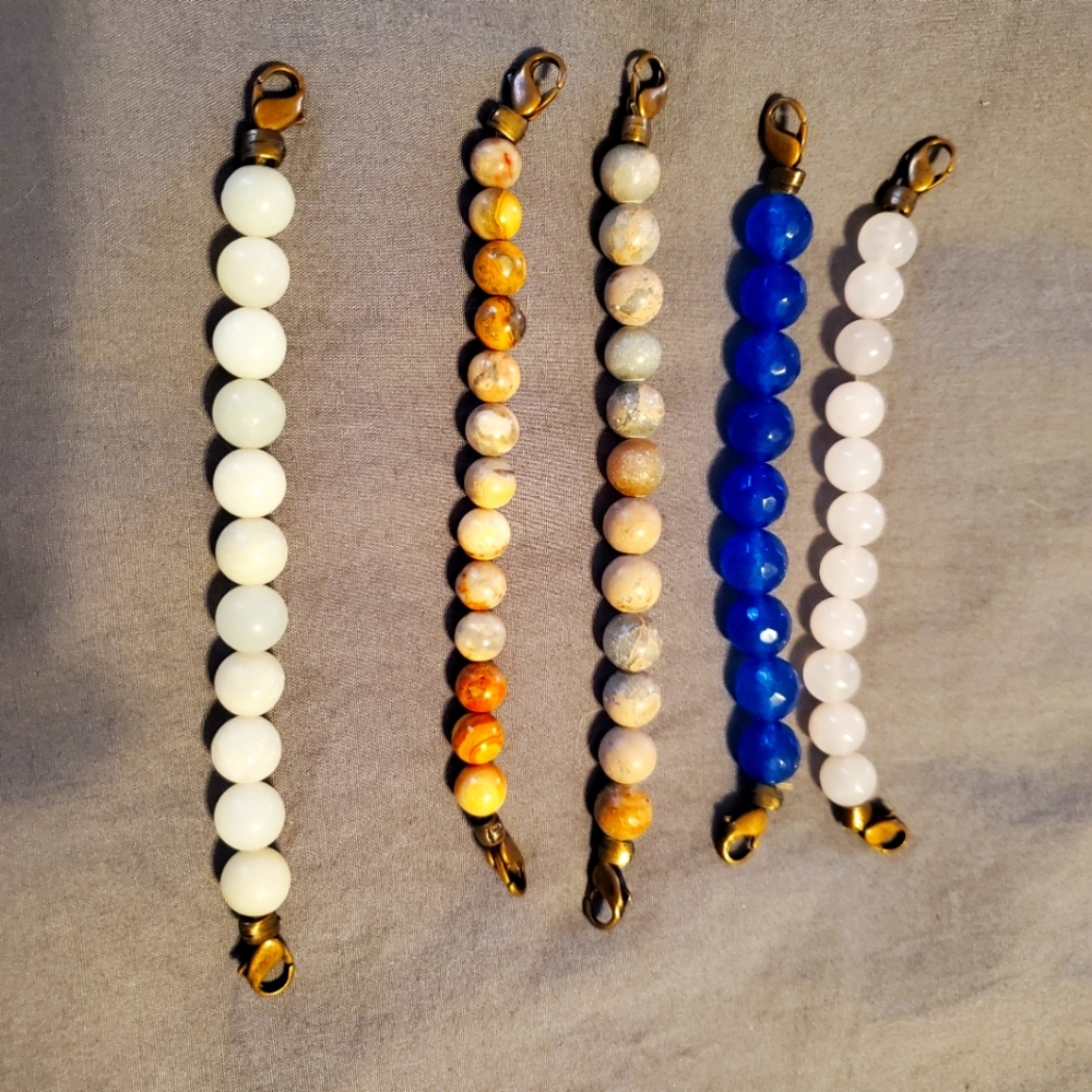 Lot of 5 Lenny and Eva Semi-precious Bracelets